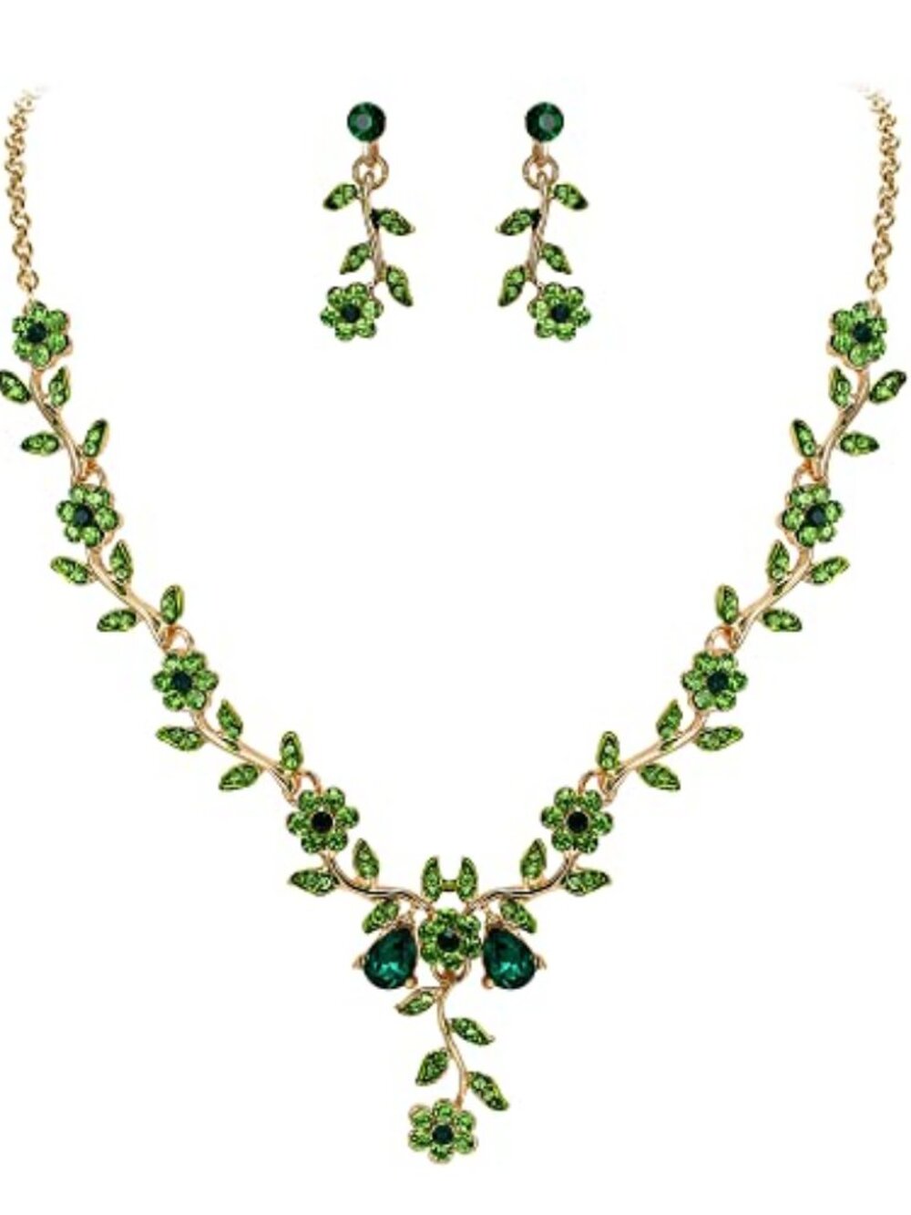 Women's Wedding Jewelry Set for Bride,Prom Bridal Accessories